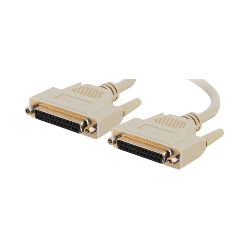 C2G 3ft DB25 F/F Serial RS232 Extension Cable — Being Shipped