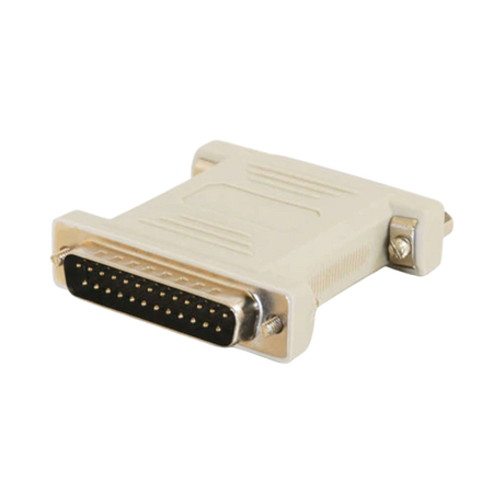 C2G DB25 Male to DB25 Female Serial RS232 Null Modem Adapter — Being Shipped