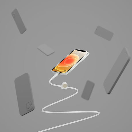 Belkin BoostCharge Pro Flex Lightning to USB-A Cable 6.6ft (White) — Being Shipped