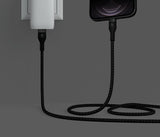 Belkin BoostCharge Pro Flex USB-C to Lightning Cable 6.6' (Black) — Being Shipped