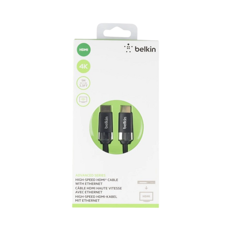 Belkin High-Speed 4K HDMI Cable with Ethernet 3.3 ft — Being Shipped