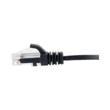 C2G 2.5ft Cat6 Slim Ethernet Patch Cable (Black) — Being Shipped