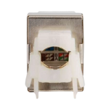 C2G Cat5e Shielded Keystone Jack with Metal Cover (Silver) — Being Shipped