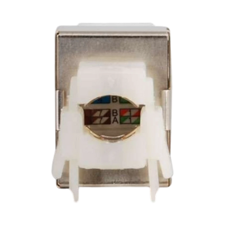 C2G Cat5e Shielded Keystone Jack with Metal Cover (Silver) — Being Shipped