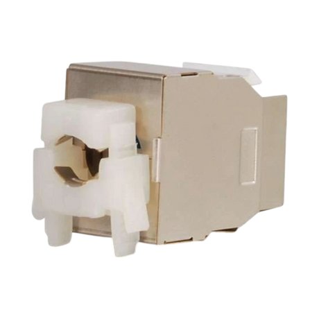 C2G Cat5e Shielded Keystone Jack with Metal Cover (Silver) — Being Shipped
