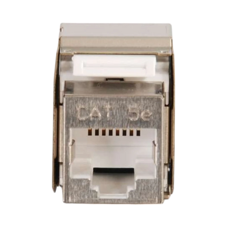C2G Cat5e Shielded Keystone Jack with Metal Cover (Silver) — Being Shipped