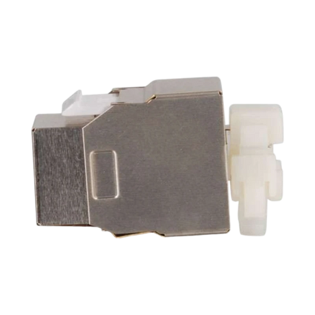 C2G Cat5e Shielded Keystone Jack with Metal Cover (Silver) — Being Shipped