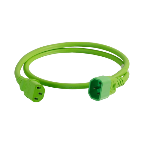 C2G 2ft 18AWG Green Power Cord C14 to C13 — Being Shipped