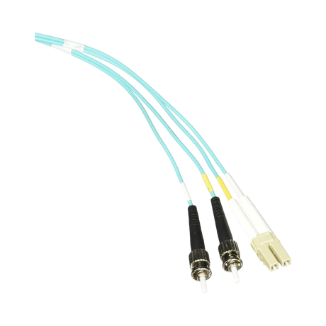 Belkin 1M 10GB Multimode LC/ST Duplex Fiber Optic Cable (Aqua) — Being Shipped
