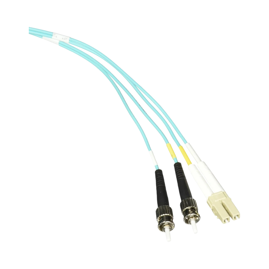 Belkin 1M 10GB Multimode LC/ST Duplex Fiber Optic Cable (Aqua) — Being Shipped