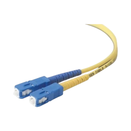 Belkin 15m Singlemode Duplex Fiber Patch Cable (Yellow) — Being Shipped
