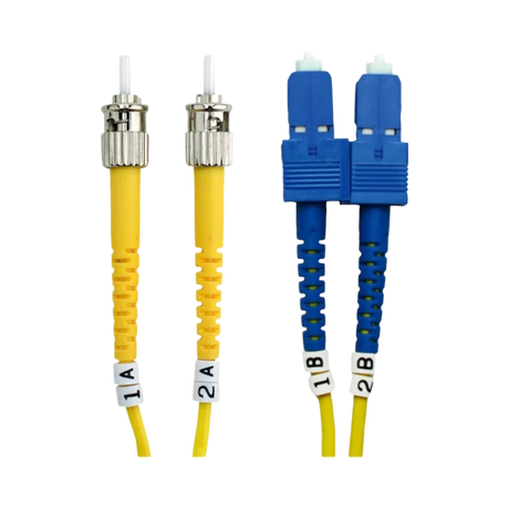 Belkin 5m Duplex Fiber Optic Cable ST to SC Single-Mode — Being Shipped
