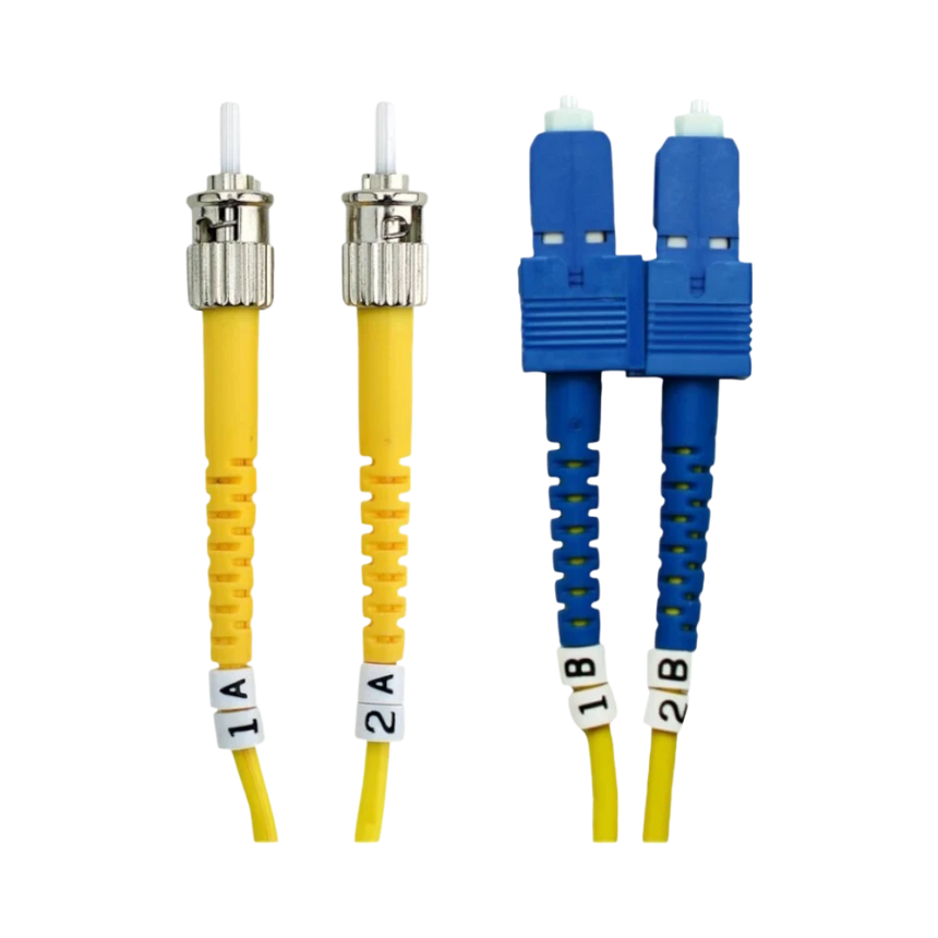 Belkin 5m Duplex Fiber Optic Cable ST to SC Single-Mode — Being Shipped