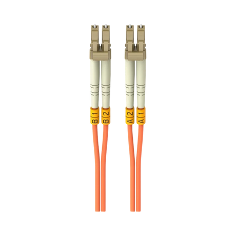 Belkin 20M Fiber Optic Multimode LC/LC Duplex Cable (Orange) — Being Shipped