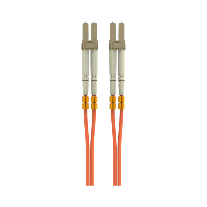 Belkin 20M Fiber Optic Multimode LC/LC Duplex Cable (Orange) — Being Shipped