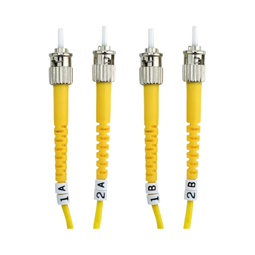 Belkin 1m Duplex Singlemode Fiber Optic Patch Cable ST/ST — Being Shipped