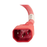 C2G 4ft 18AWG Power Cord IEC320C14 to IEC320C13 (Red) — Being Shipped