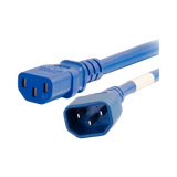 C2G 10ft 18AWG Power Cord IEC C14 to C13 (Blue) — Being Shipped