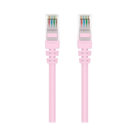 Belkin 6in Cat6 Ethernet Patch Cable Snagless (Pink) — Being Shipped
