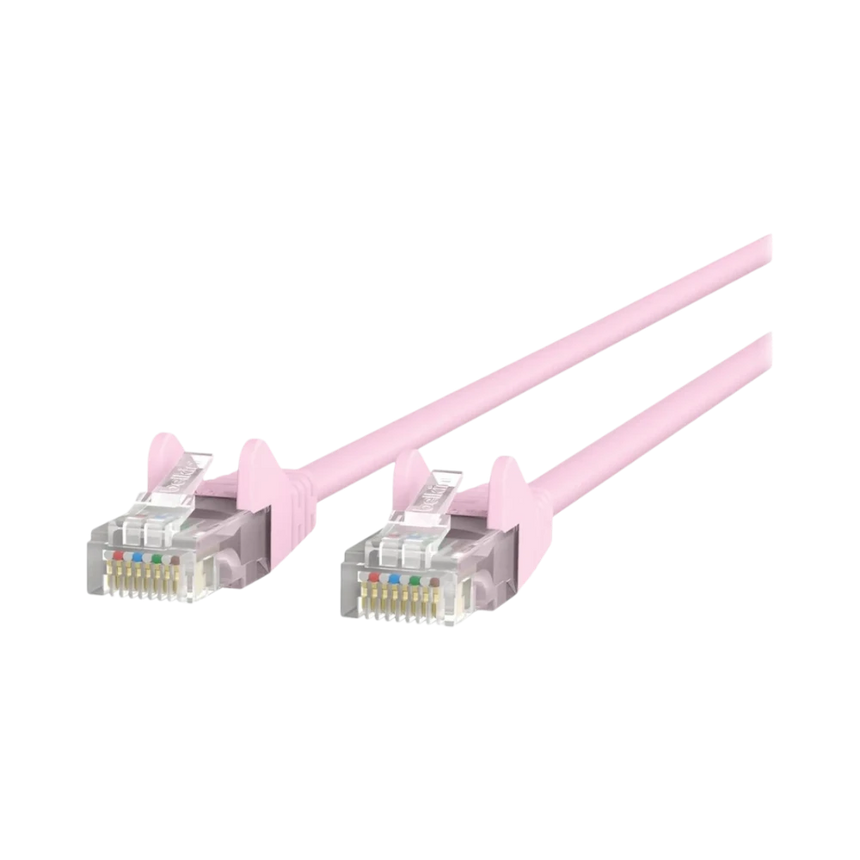 Belkin 6in Cat6 Ethernet Patch Cable Snagless (Pink) — Being Shipped