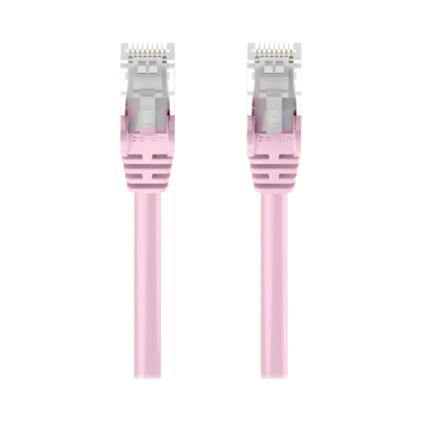 Belkin 6in Cat6 Ethernet Patch Cable Snagless (Pink) — Being Shipped