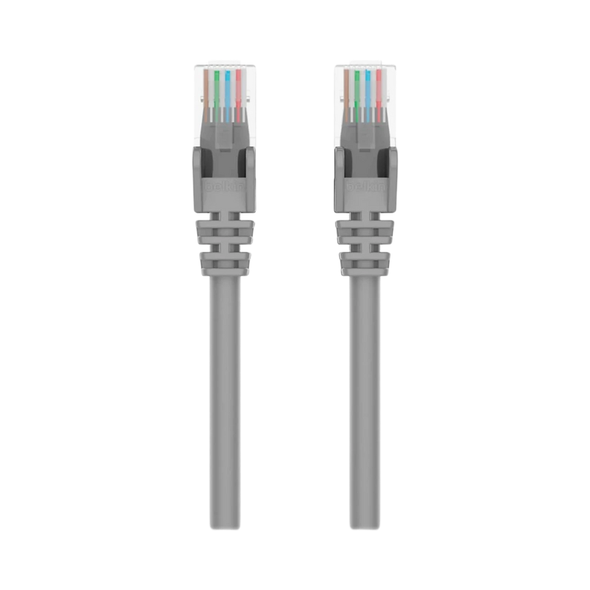 Belkin CAT5e Ethernet Patch Cable Snagless 33ft (Gray) — Being Shipped