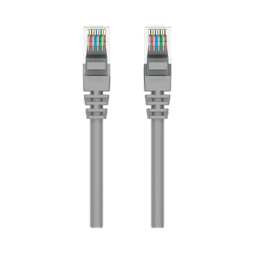 Belkin CAT5e Ethernet Patch Cable Snagless 33ft (Gray) — Being Shipped
