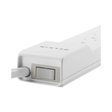 Belkin 6-Outlet Surge Protector with Rotating Plug 6ft Cord (White) — Being Shipped