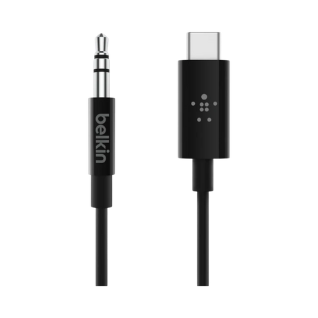 Belkin USB-C to 3.5mm Audio Cable for Smartphones 3ft (Black) — Being Shipped