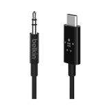 Belkin USB-C to 3.5mm Audio Cable for Smartphones 3ft (Black) — Being Shipped