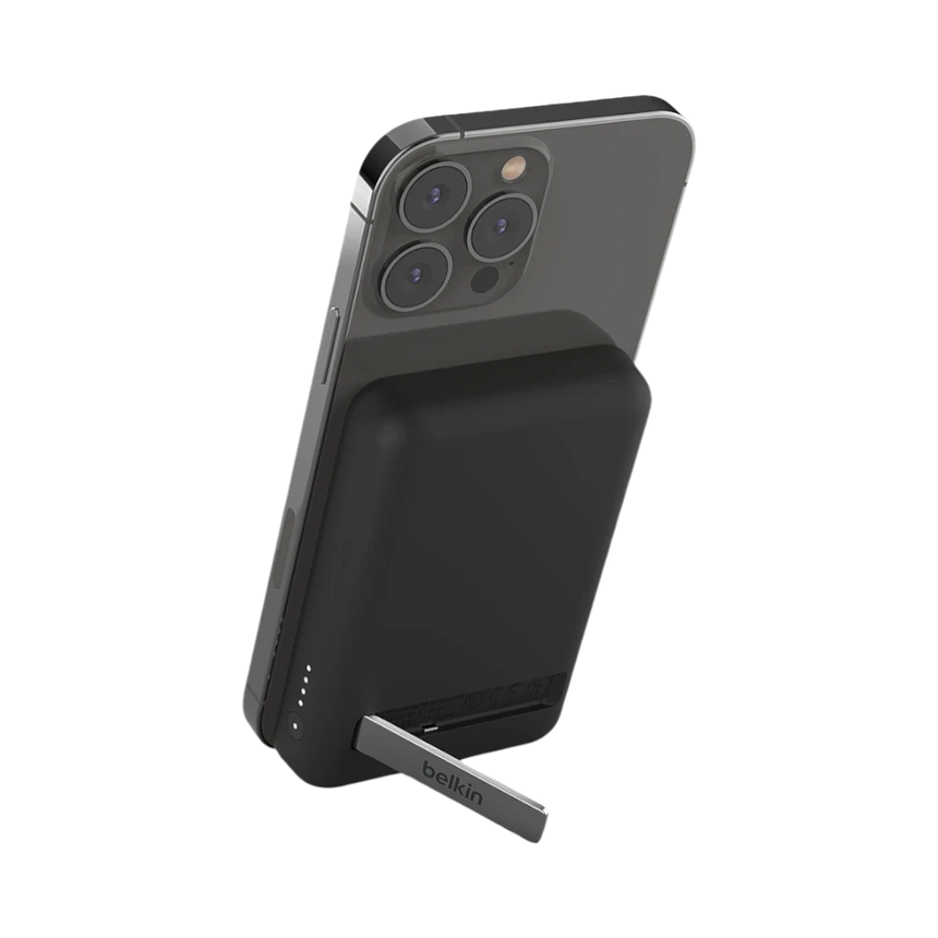 Belkin BoostCharge Magnetic Wireless Power Bank with Stand (Black) — Being Shipped