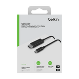 Belkin USB-C to DisplayPort 1.4 Cable 6.6ft (Black) — Being Shipped