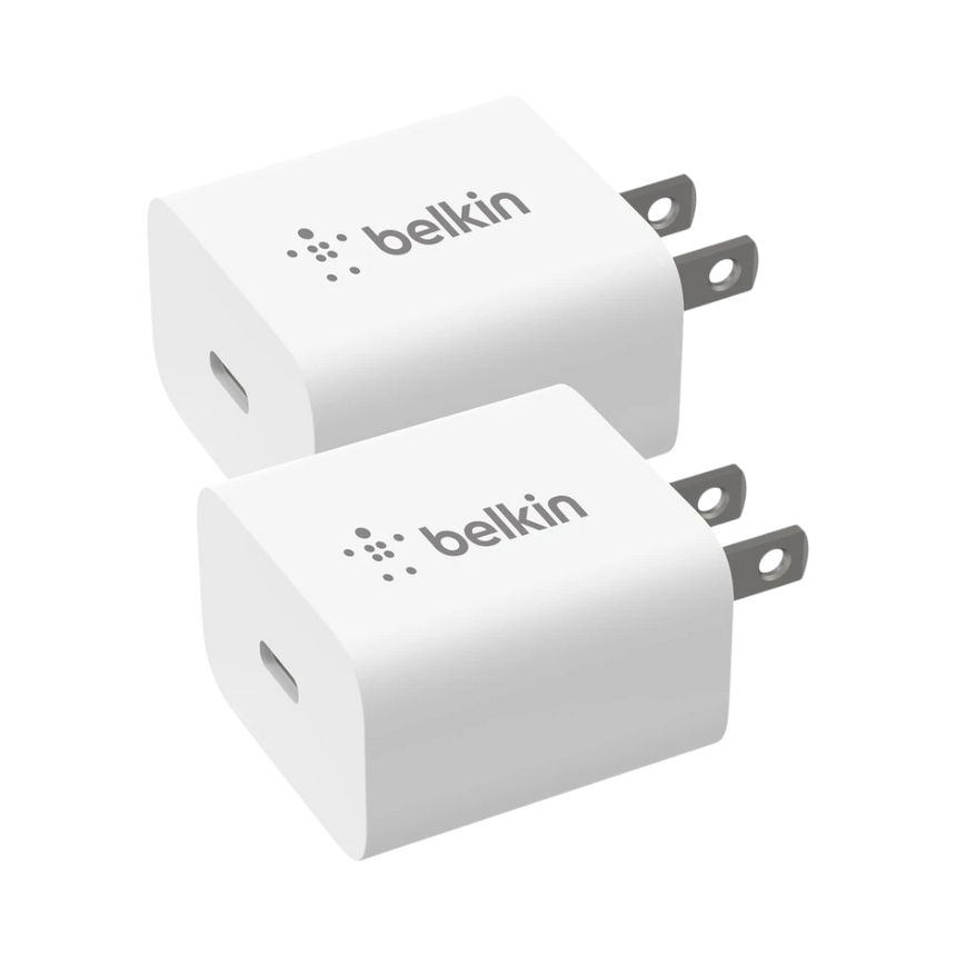 Belkin 20W USB-C PD Wall Charger 2-Pack (White) — Being Shipped