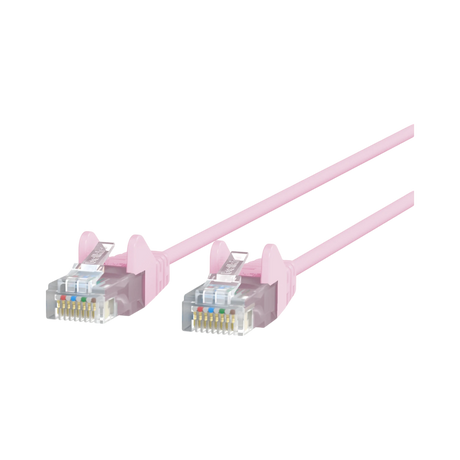 Belkin CAT6 Slim Gigabit Snagless UTP Ethernet Cable (Pink) — Being Shipped