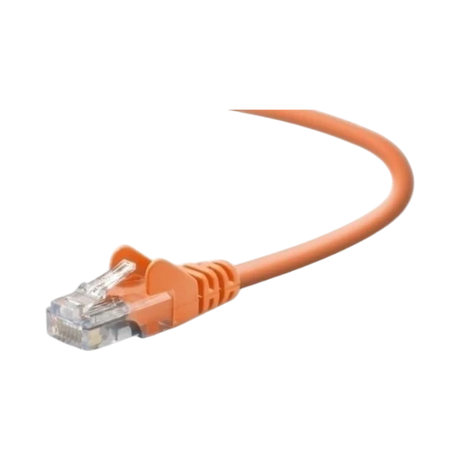 Belkin 30ft Cat5e Snagless Ethernet Patch Cable (Orange) — Being Shipped