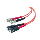Belkin 15m OM1 62.5/125 Multimode Duplex Fiber Cable ST/SC — Being Shipped