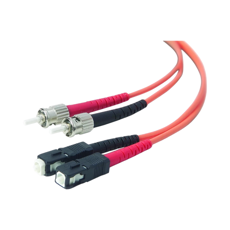 Belkin 15m OM1 62.5/125 Multimode Duplex Fiber Cable ST/SC — Being Shipped