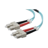 Belkin 30m 10 Gig Fiber Patch Cable SC to SC (Aqua) — Being Shipped