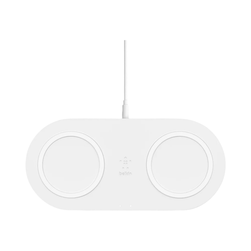 Belkin BOOST CHARGE Dual 10W Wireless Charging Pad (White) — Being Shipped