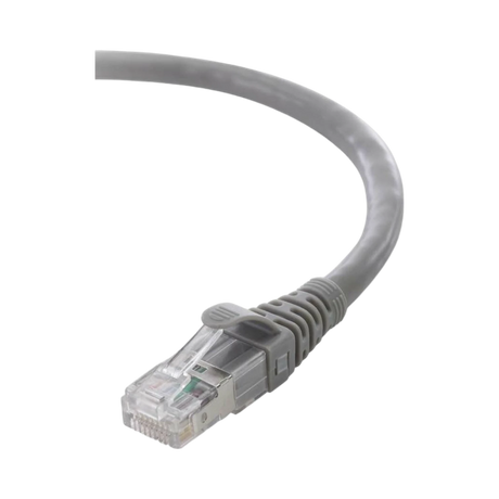 Belkin Cat6a 1ft Ethernet Patch Cable RJ45 Snagless (Grey) — Being Shipped