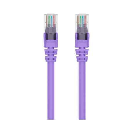 Belkin Cat6 Snagless Patch Cable 25ft (Purple) — Being Shipped