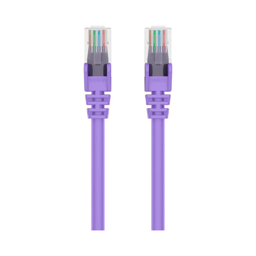 Belkin Cat6 Snagless Patch Cable 25ft (Purple) — Being Shipped