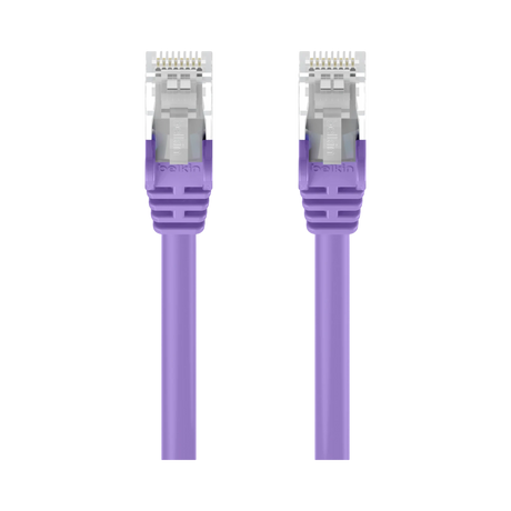 Belkin Cat6 Snagless Patch Cable 25ft (Purple) — Being Shipped