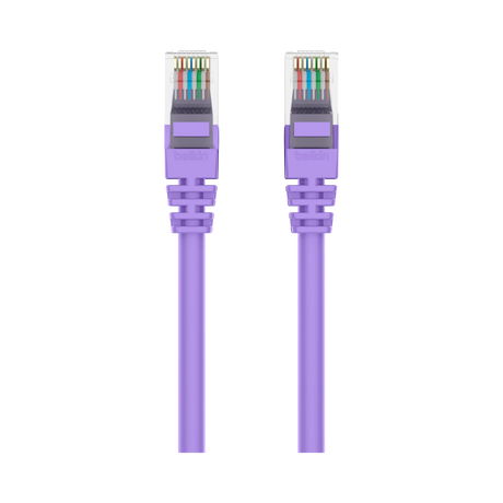 Belkin Cat6 Snagless Patch Cable 25ft (Purple) — Being Shipped