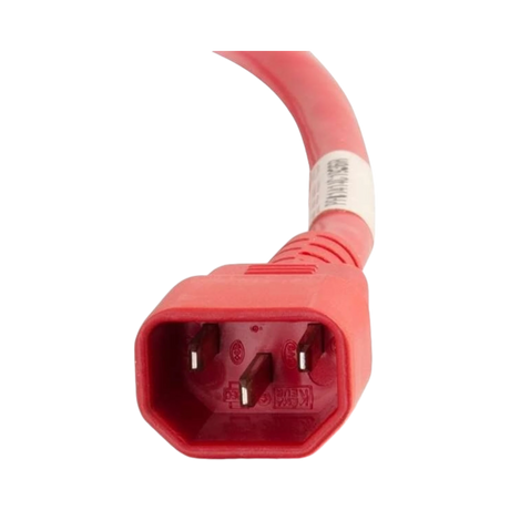 C2G 4ft 14AWG Power Cord for Data Centers (Red) — Being Shipped