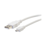 C2G 6ft USB 2.0 A to Micro-B Cable (White) — Being Shipped
