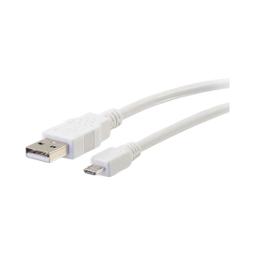 C2G 6ft USB 2.0 A to Micro-B Cable (White) — Being Shipped