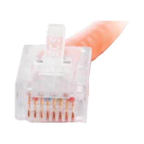 C2G 7ft Cat5e Network Crossover Patch Cable (Orange) — Being Shipped