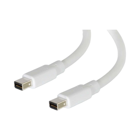 C2G 3ft Mini DisplayPort Cable 4K 30Hz (White) — Being Shipped