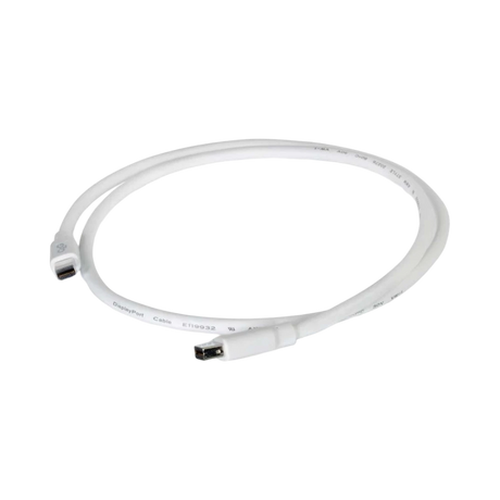 C2G 3ft Mini DisplayPort Cable 4K 30Hz (White) — Being Shipped
